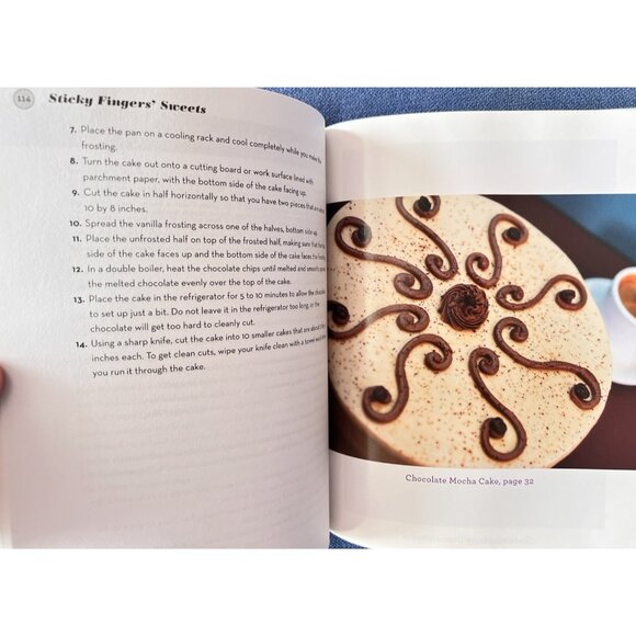 Sticky Fingers Sweets Cookbook RECIPES BOOK Cookies Cake Pies Desserts - Picture 10 of 16
